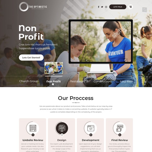 Design by Irshad 786 titled "IT Services Website Design"