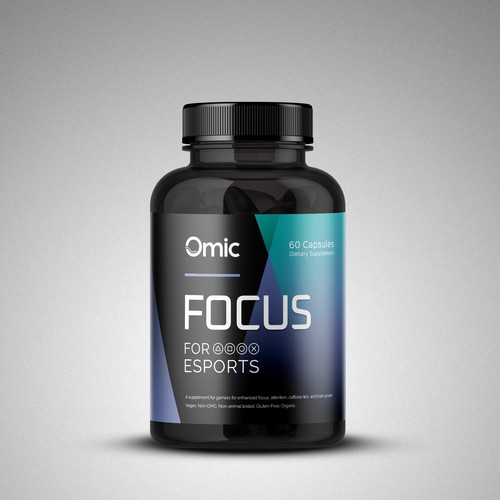 Video Gamer Supplement Label Design Design by JRBDesign™