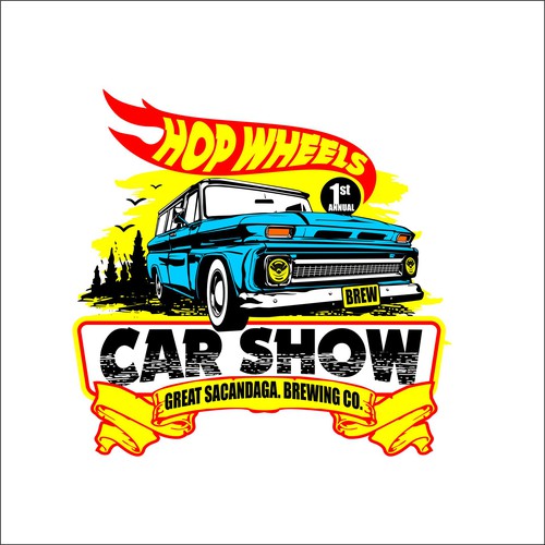 Design Colorful Car Show Logo di Dondies goura