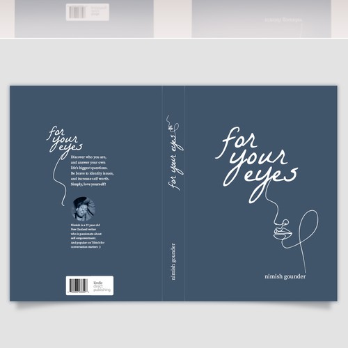 for your eyes- poetry and journal book cover Design by BoredSu