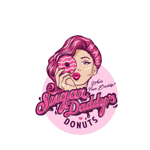 SUGAR DADDY DONUTS LOGO CONTEST Design by nindadian