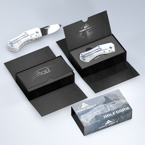 Premium EDC Knife Packaging Design Design by devel00per