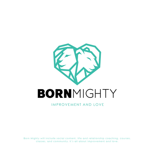 Bring “Born Mighty” Logo and Social To The Masses! Design by >>Jelena<<