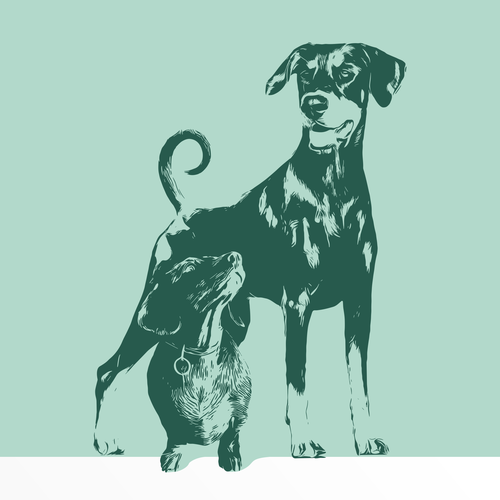 Fun vintage dog illustration/logo to appeal to young adults Design by Ali Mursyid