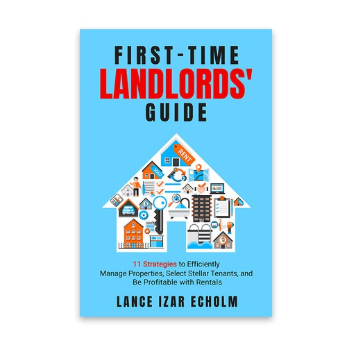 Design an attention-grabbing book cover for first-time landlords Diseño de Chagi-Dzn