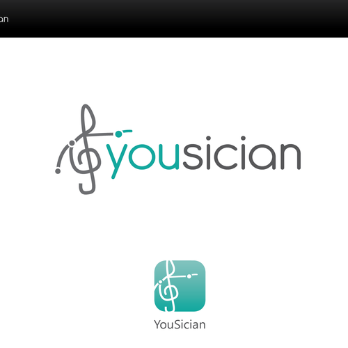 Logo for Yousician - the future of music learning! Design réalisé par Mealhack