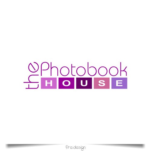 logo for The Photobook House Design por fire.design