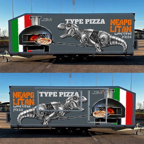 PIZZA trailer - be creative! Design von Rockyman