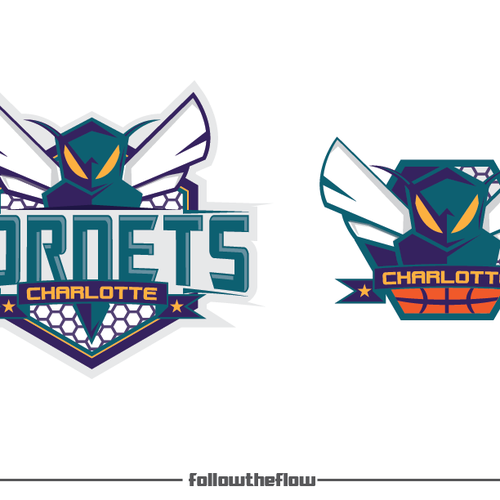 Community Contest: Create a logo for the revamped Charlotte Hornets! Design by followtheflow