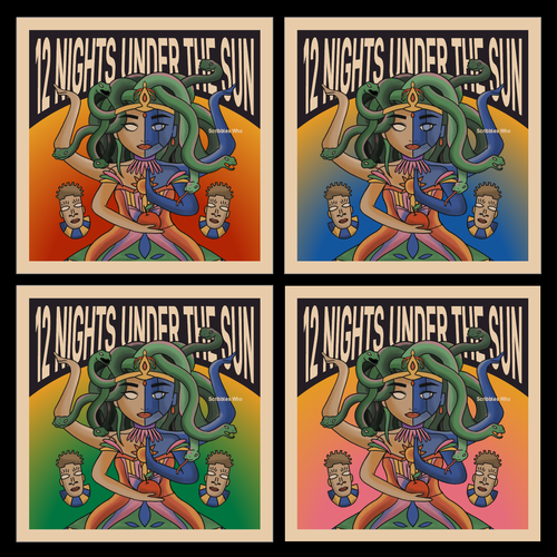 12 Nights Under the Sun - Album Cover Diseño de iner.co