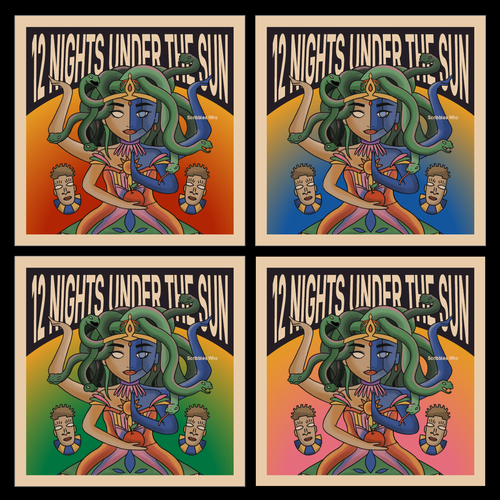 Diseño de 12 Nights Under the Sun - Album Cover de iner.co