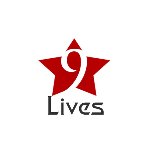 9 Lives Music Group Record Label LOGO Design by DanushCk