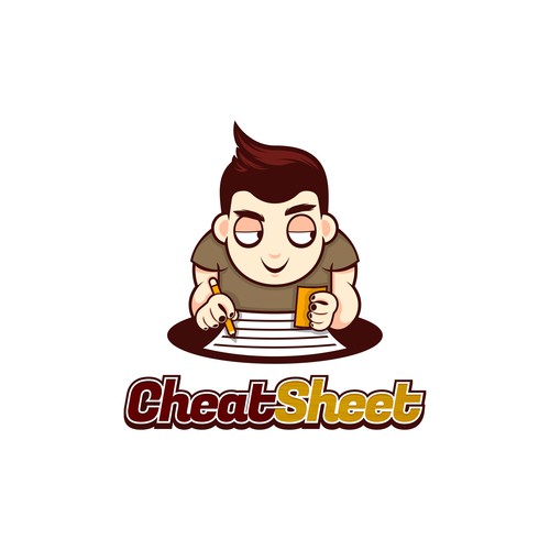 Unique descriptive combo mascot Logo that embodies the action of cheating on a test & shortcuts Design von DevDevit   ★ ★ ★ ★ ★