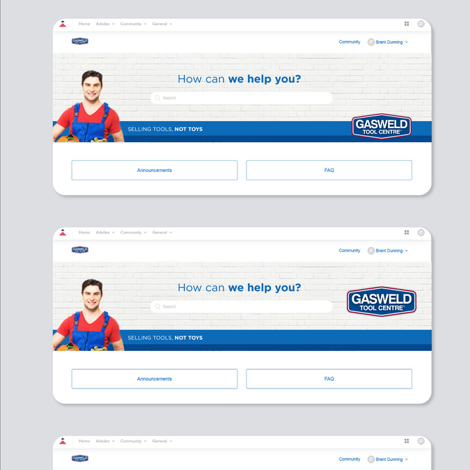 Gasweld Support Portal Banner Social Media Page Contest