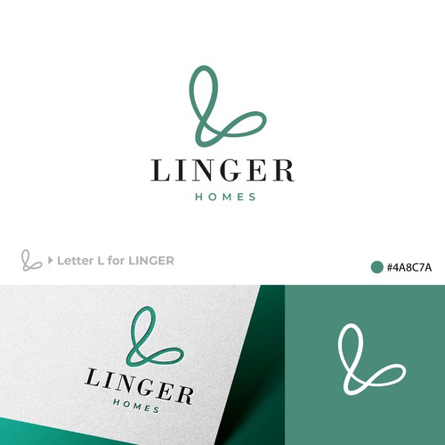 "Create the logo for LINGER – a brand built around the art of staying" winning Logo design