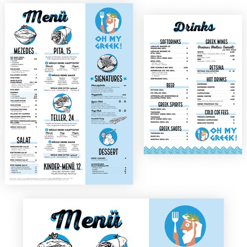 Designs | Design for New Menu Cards | Menu contest