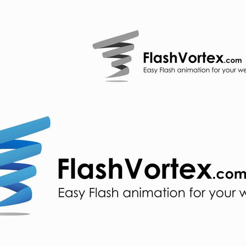 FlashVortex.com logo Design von AptanaCreative™