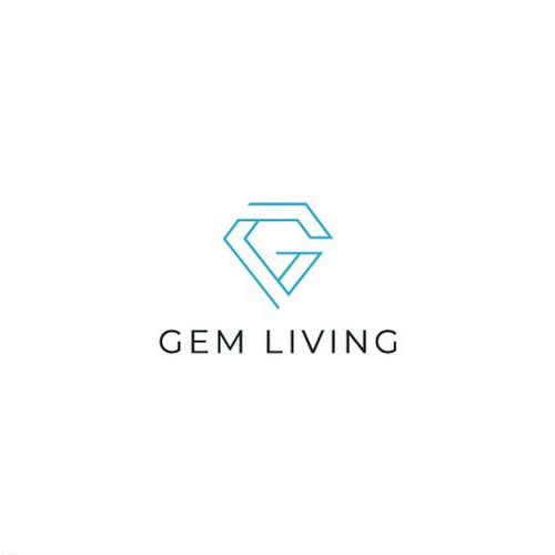 Geometrical, minimalist, modern brand design for Gem Living Design by mirza yaumil