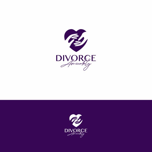 Logo for a new, healthy way for reasonable people to divorce Design by semburat