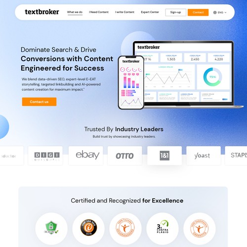 Agency Website Relaunch - potential add-on / long-term work Design by pb⚡️
