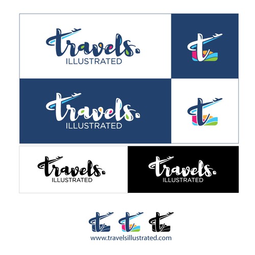 Premade Logo Design. Traveling Logo. Travel Logo. Travel Blog 
