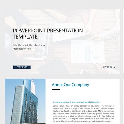 PowerPoint template contest entry by Pixelatte