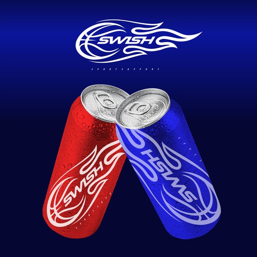 Swish - A New Sports Drink! Design réalisé par bluelines15