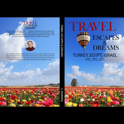 Cover for a travel/autobiography/brief essay book Design by MS_99