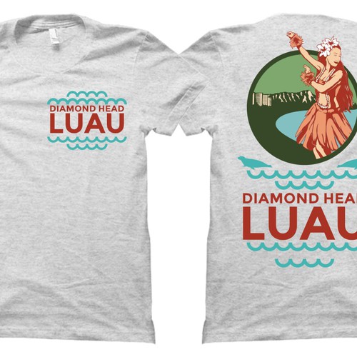 Create A Shirt Souvenir For The Hottest Luau In Hawaii Design by S U T A ™