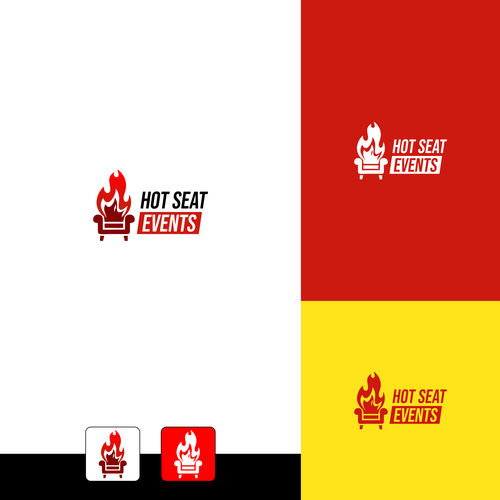 Design Impactful Logo For 'Hot Seat Events' – Learn from Industry Experts Through Livestreams & Events. di sila*