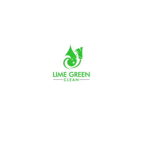Lime Green Clean Logo and Branding Design by tenlogo52