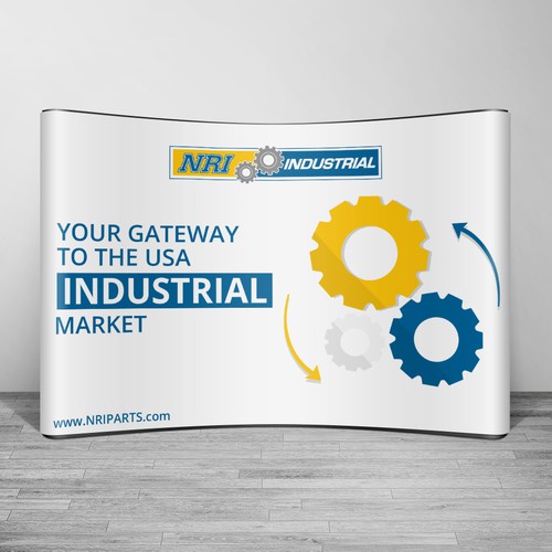 Design a banner for an automation exhibition Diseño de Bittu2015