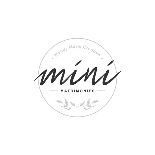 Mini Matrimonies Logo Needed For Micro Wedding Ceremonies! Design by assiktype