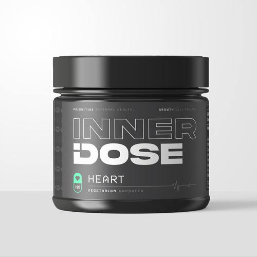 Minimal supplement bottle label design for male elite athletes Design by Mousers