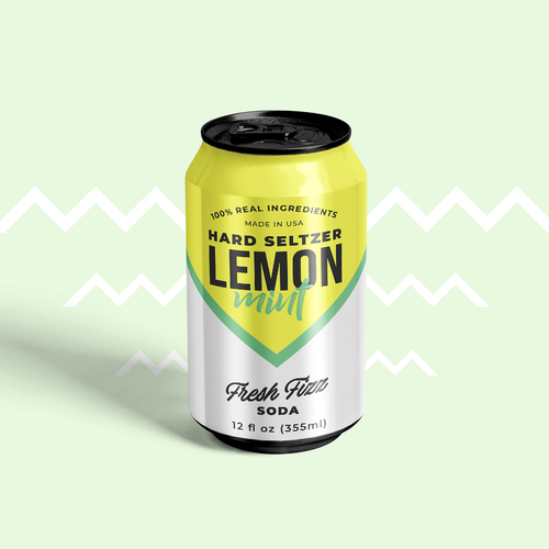 Fresh Fizz Soda Label Design by Alex Lemon