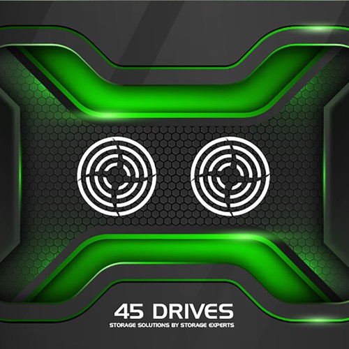 Design a Front Plate for 45Drives New HomeLab Storage Server Product Design by Usama ALi21