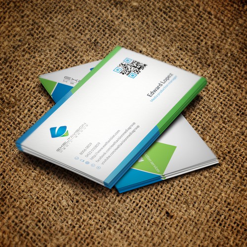 Business Card to represent THREE Service Divisions Design by Twin Ashek Masum