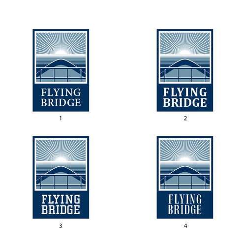 FLYING BRIDGE: Create giving society logo for the Alumni office of the U.S. Merchant Marine Academy. Design by blagooo