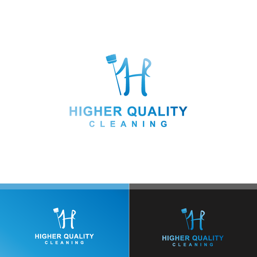 Eye catching logo design for cleaning business Design by logo studio11