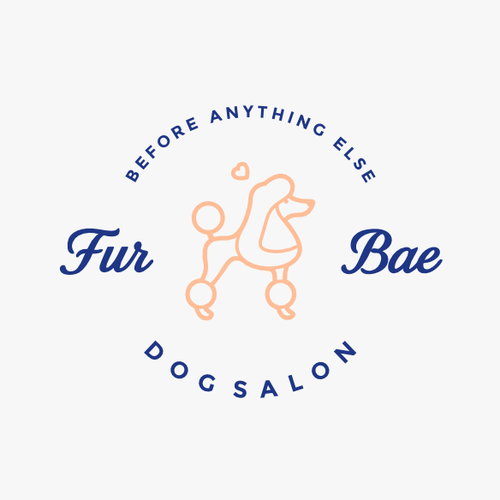 Design a logo/branding for Fur-Bae (slogan: Before Anything Else) luxury dog wellness/lifestyle biz Design by BRGHT✦