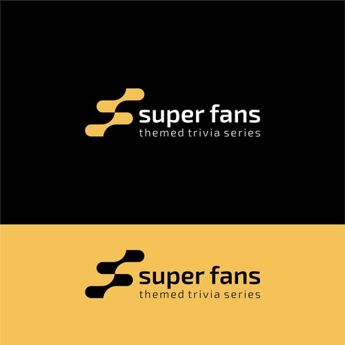 SUPER FANS Theme Trivia Series Logo Design by MEGANTARA