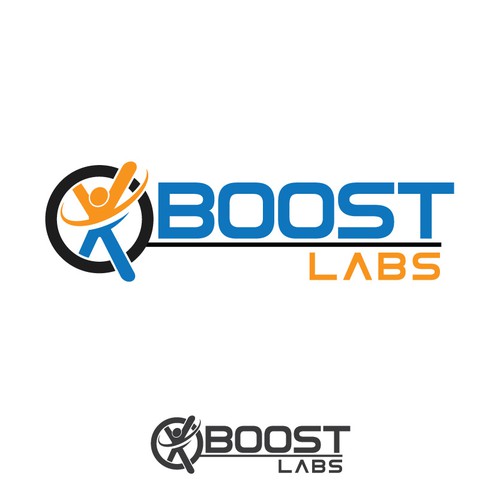 logo for BOOST Labs Design by diselgl