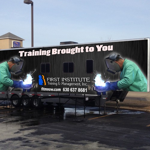 Design Custom Mobile Welding Lab needs custom graphic wrap di mile.ilic933