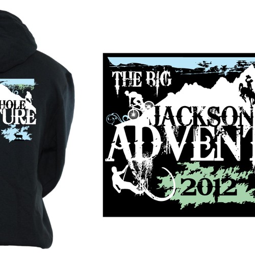 t-shirt design for Jackson Hole Adventures Design by Thomas Soltis