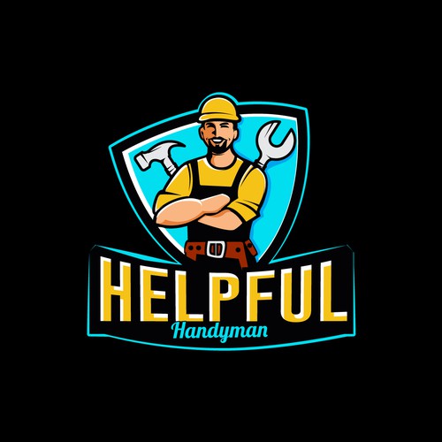 Handyman branding for new business in Iowa Design by websmartusa