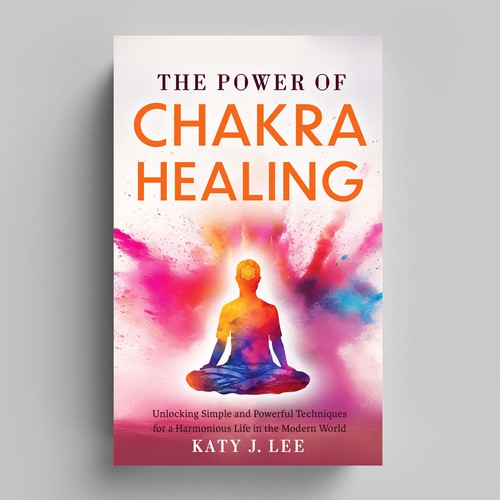 🔥🔥-=  UNIQUE CHAKRA HEALING KDP Ebook Cover =- 🔥🔥 Design by Elvie Designs
