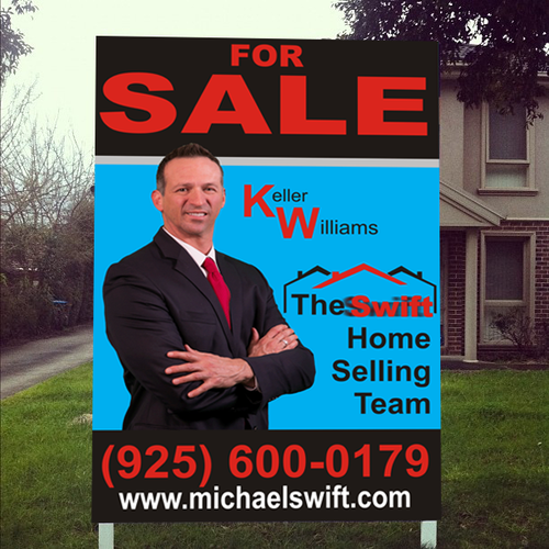 Real Estate For Sale Sign Competition.  Your design will hang in front of 100's of homes Diseño de mouse.grafic