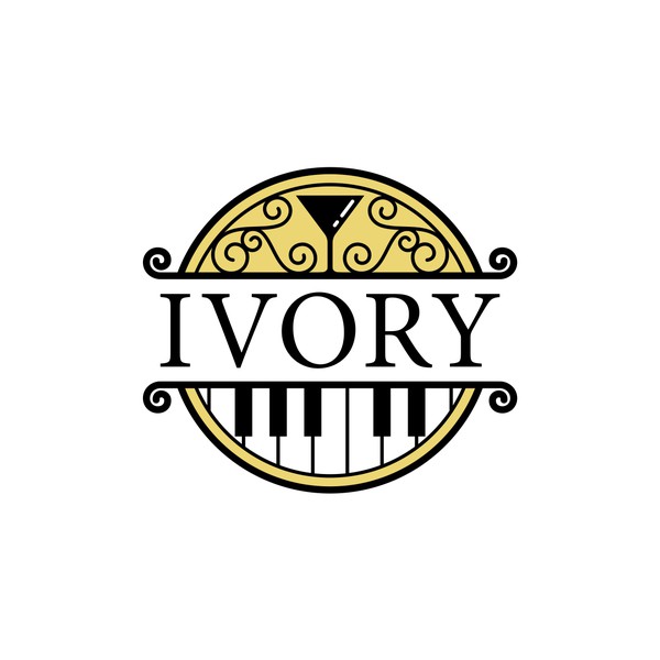Logo concept for piano bar