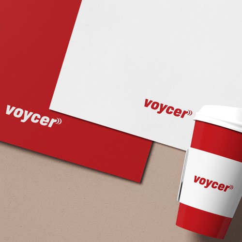 Clean, modern, Voycer logo for B2B community platform for consumer brands Design by Advancedlesigner