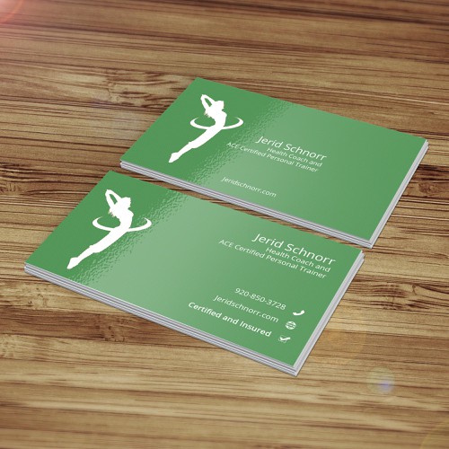 Personal Trainer Business Card Business Card Contest   Attachment 58369761